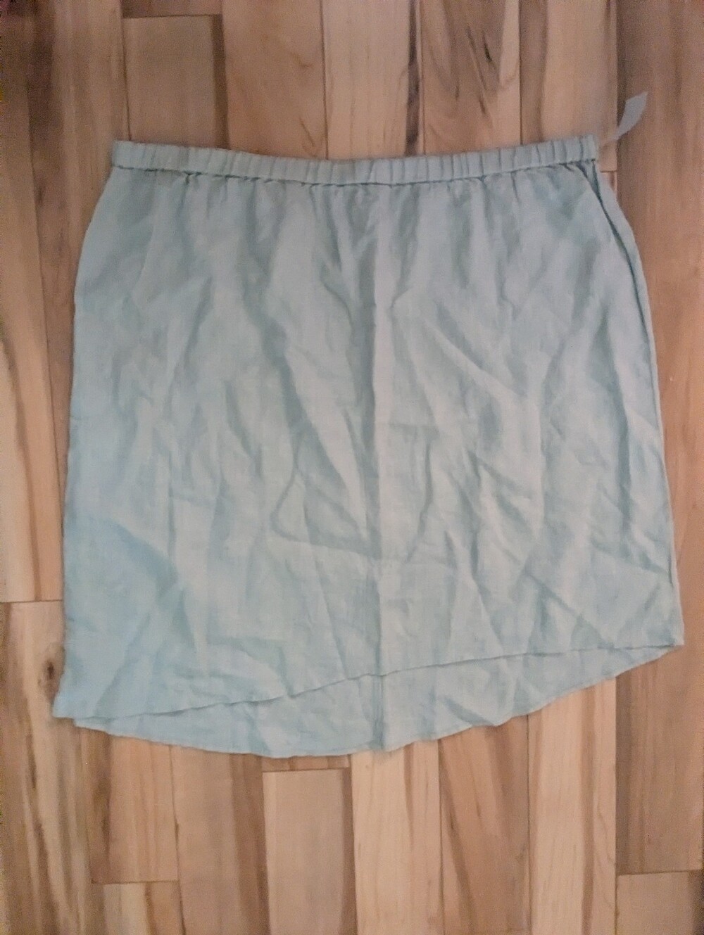 FLAX 100% Linen Midi Skirt-3G